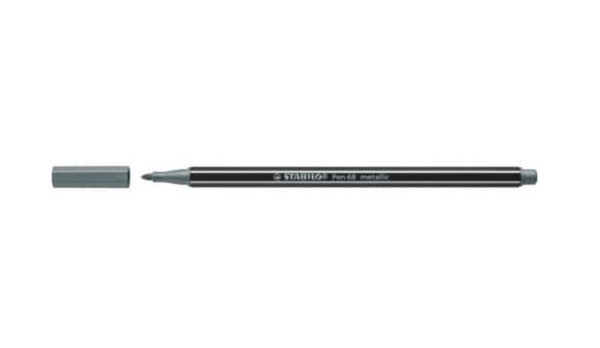 Stabilo Premium-Filzstift Pen 68 metallic SILBER