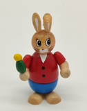 SIGRO Deko-Holzhasen, Material: Holz, Farbe: bunt, Maße: 7 x 3,5 x 3 cm, aus der Vogtland-Souvenir-Kollektion  -  Motiv 4
