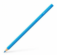 Faber-Castell Farbstifte/Buntstifte Colour Grip mit Namensfeld - -Neon Blau