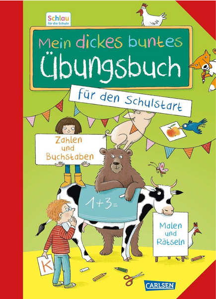 Unterteilt in thematische Abschnitte finden sich in diesem Buch Schwung- und Nachspurübungen, einfache Zähl- und Rechenaufgaben sowie&nbsp;Such- und Fehlerbilder. Auch Labyrinthe,&nbsp;altersgerechte Sudokus und Punkt-zu-Punkt-Aufgaben helfen bei der spielerischen Annäherung an die ersten Unterrichtsthemen.&nbsp;

Dazu kommen&nbsp;viele Anregungen und Ideen, die die Kreativität sowie das Selbst- und Umweltbewusstsein der Kinder anregen und fördern. So&nbsp;macht das Lernen von Anfang an Spaß!

Ein tolles Ge