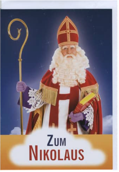 Diese Nikolauskarte im Format B6 mit Umschlag wird die Vorfreude auf den Nikolaustag wecken. Die Karte bietet ausreichend Platz für Ihre persönlichen Grüße und sind aus hochwertigem Papier gefertigt. Perfekt für das Versenden von Nikolausgrüßen an Freunde, Familie oder Kollegen.