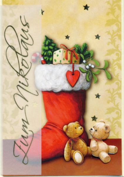 Diese Nikolauskarten im Format B6 mit Umschlag werden die Vorfreude auf den Nikolaustag wecken. Die Karten bieten ausreichend Platz für Ihre persönlichen Grüße und sind aus hochwertigem Papier gefertigt. Perfekt für das Versenden von Nikolausgrüßen an Freunde, Familie oder Kollegen.