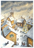 Die Illustratorin Raphaela Berendt hat für diese Adventskalender die weihnachtliche Besinnlichkeit gekonnt in Aquarell festgehalten und lässt so von weißen Weihnachten träumen. Die mit Silberglimmer veredelten Kalender sind damit stimmungsvolle Begleiter durch die Adventszeit.

Adventskalender aus Papier "Weiße Weihnacht", aufwendig koloriert, mit Glimmer, Maße: 21 x 29,7 cm, für kleine und große Advents-Freunde, auch zum Verschenken geeignet (in Folie) - Verschneites Dorf