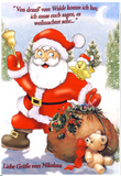 Diese Nikolauskarten im Format B6 mit Umschlag werden die Vorfreude auf den Nikolaustag wecken. Die Karten bieten ausreichend Platz für Ihre persönlichen Grüße und sind aus hochwertigem Papier gefertigt. Perfekt für das Versenden von Nikolausgrüßen an Freunde, Familie oder Kollegen.