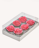 Wurm  Teelicht-Set "Rosen"  6-teilig