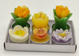 Teelicht-Set "Oster- und Frühlings-Mix" 6teilig