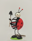 Metall Marienkäfer 17 cm