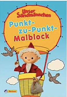 Nelson - Unser Sandmännchen Punkt-zu-Punkt-Malblock