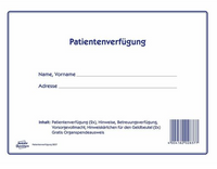 Zweckform - Patientenverfügung - umfangreiches Vordruckset