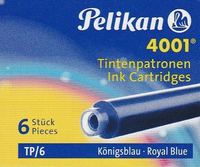 Pelikan Tintenpatronen 4001 6er Packung - Königsblau