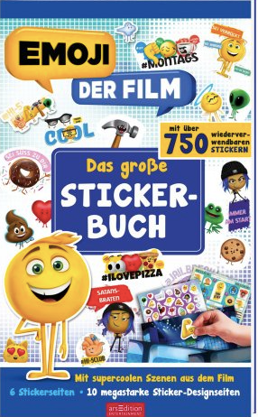 arsedition Das große Stickerbuch - "Emoji der Film"