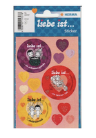 Herma "Liebe ist...." Sticker/Etiketten/Zauberfolie - Etiketten 15727