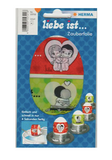 Herma "Liebe ist...." Sticker/Etiketten/Zauberfolie - Zauberfolie 15721