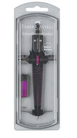 Faber-Castell Schnellverstellzirkel Twister - Schwarz-Pink