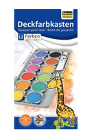 Iden Deckfarbkasten 12/24 Farben - 12 Farben