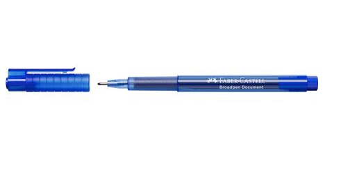 Faber-Castell -  Fineliner BROADPEN 1554 0,8 mm blau