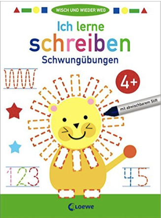 Loewe Wisch und wieder weg -Ich lerne schreiben/Schwungübungen-  4+