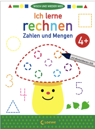 Loewe Wisch und wieder weg -Ich lerne rechnen/ Zahlen und Mengen-  4+