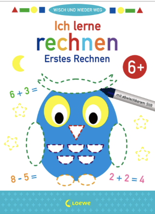 Loewe Wisch und wieder weg -Ich lerne rechnen/Erstes Rechnen-  6+