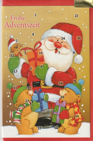 Adventskalender-Karten mit Umschlag  17 x 11,5 cm