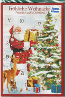 Adventskalender-Karten mit Umschlag  17 x 11,5 cm