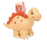 SIGRO Spardose "Baby-Dino" - beige/orange