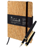 Online  Schreibset Füller Eleganza & Notebook Sparkling Cork Style DIN A5