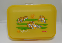 Brunnen Set aus Trinkflasche und Brotdose "Fans of Earth" Tiger