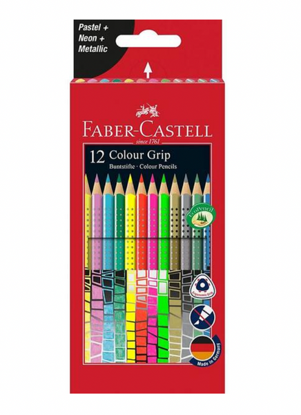 Faber-Castell Colour Grip Sonderfarbenset 12 Stück