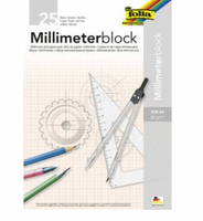 Folia Millimeterblock A4 25 Blatt