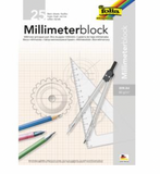Folia Millimeterblock A4 25 Blatt
