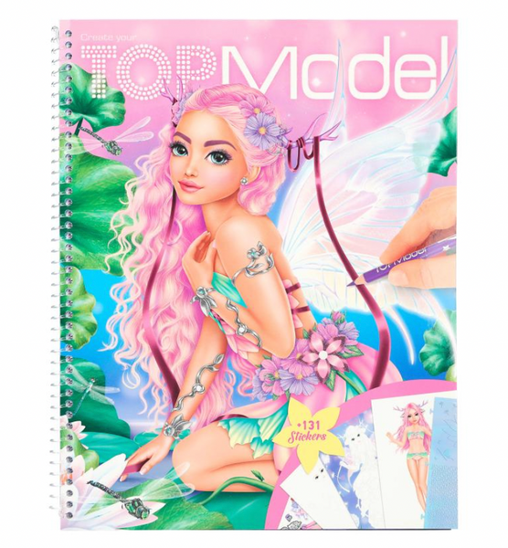 Depesche  Create your TOP Model - Malbuch mit Stickern Fantasy