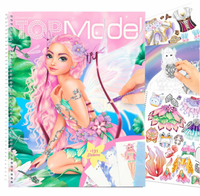 Depesche  Create your TOP Model - Malbuch mit Stickern Fantasy