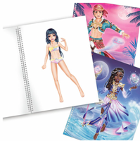 Depesche  Create your TOP Model - Malbuch mit Stickern Fantasy
