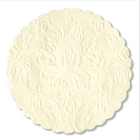 Paper-Design Telleruntersetzer/Platemats - uni cream