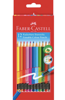 Faber-Castell Radierbare Buntstifte 12 Stück