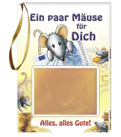 Andrea Verlag Geldgeschenkbüchlein zum Anhängen - Ein paar Mäuse für Dich