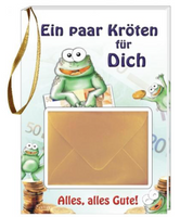 Andrea Verlag Geldgeschenkbüchlein zum Anhängen - Einpaar Kröten für Dich